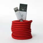 Smartphone fabric cable - Lightning USB for Apple devices for iPad and iPhone