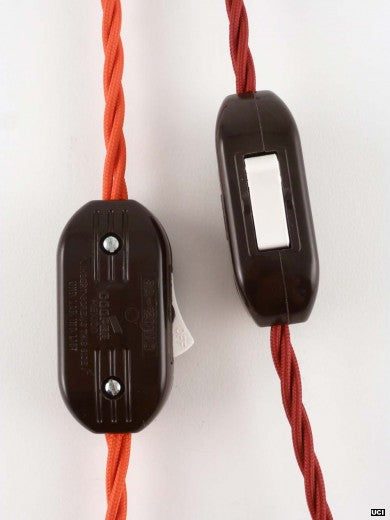 black Bakelite rocker switch