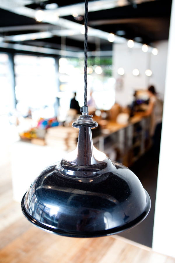 Close-up of a black coolicon enamel shades at Spicer and Cole