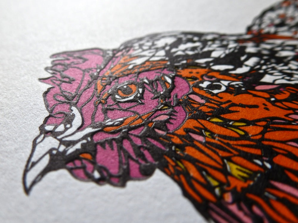 Letterpress Greetings Cards | Hen by Susie Wright