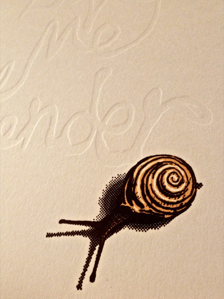 Blind Printing | Love Me Tender by Ministry of Love