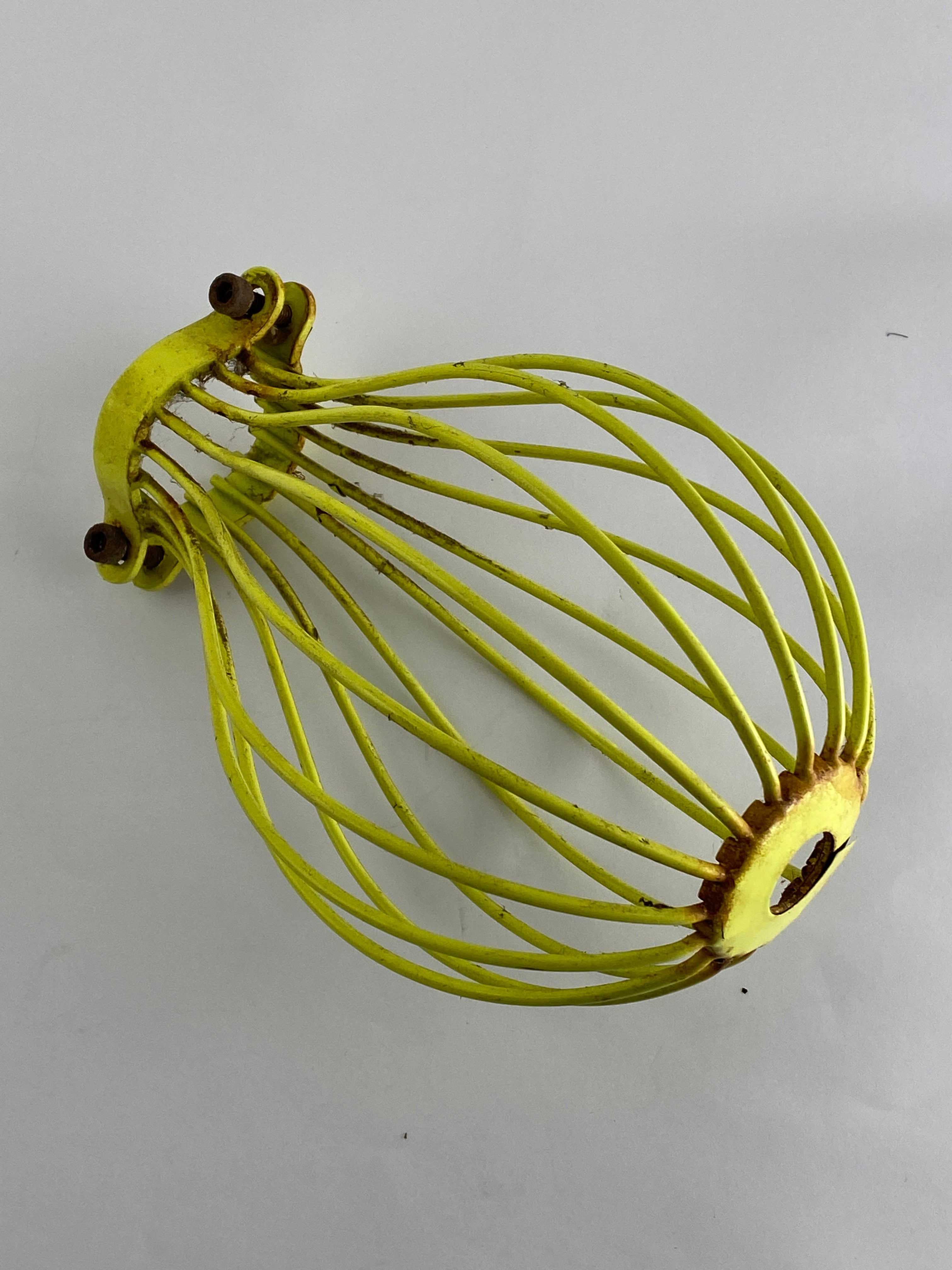 Yellow Balloon Cage Pendant | Worn Lighting