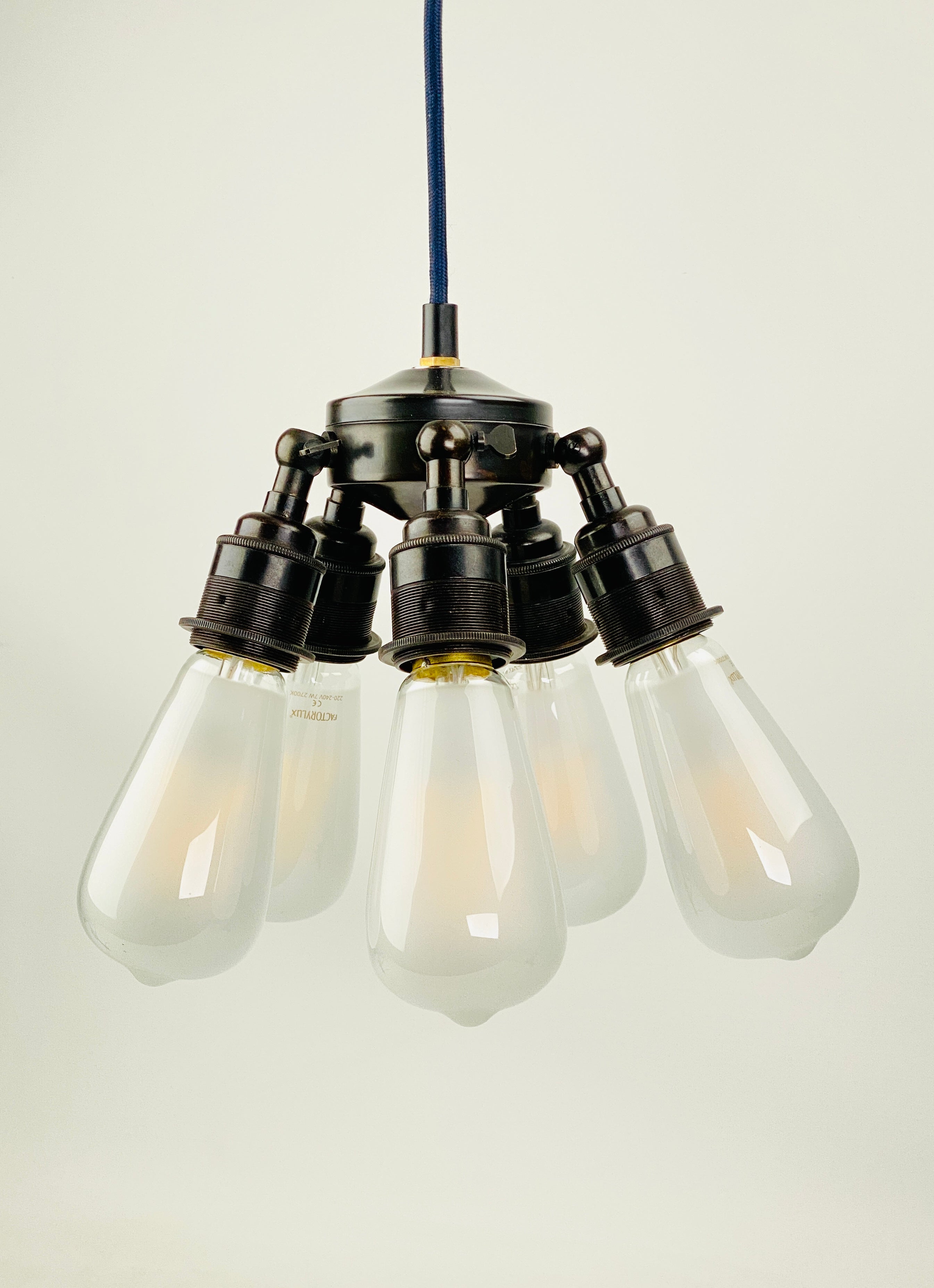 Bronze Steampunk | Navy Cable | Worn Lighting