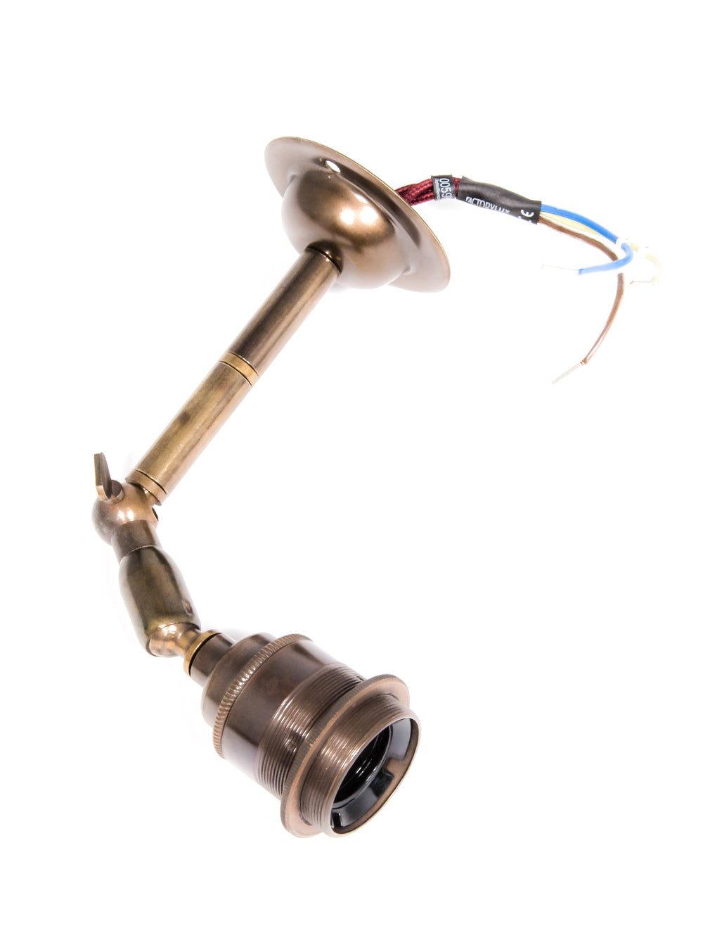 Maria Scorsese | Designer Wall Light | Vintage Brass | End-Of-Line