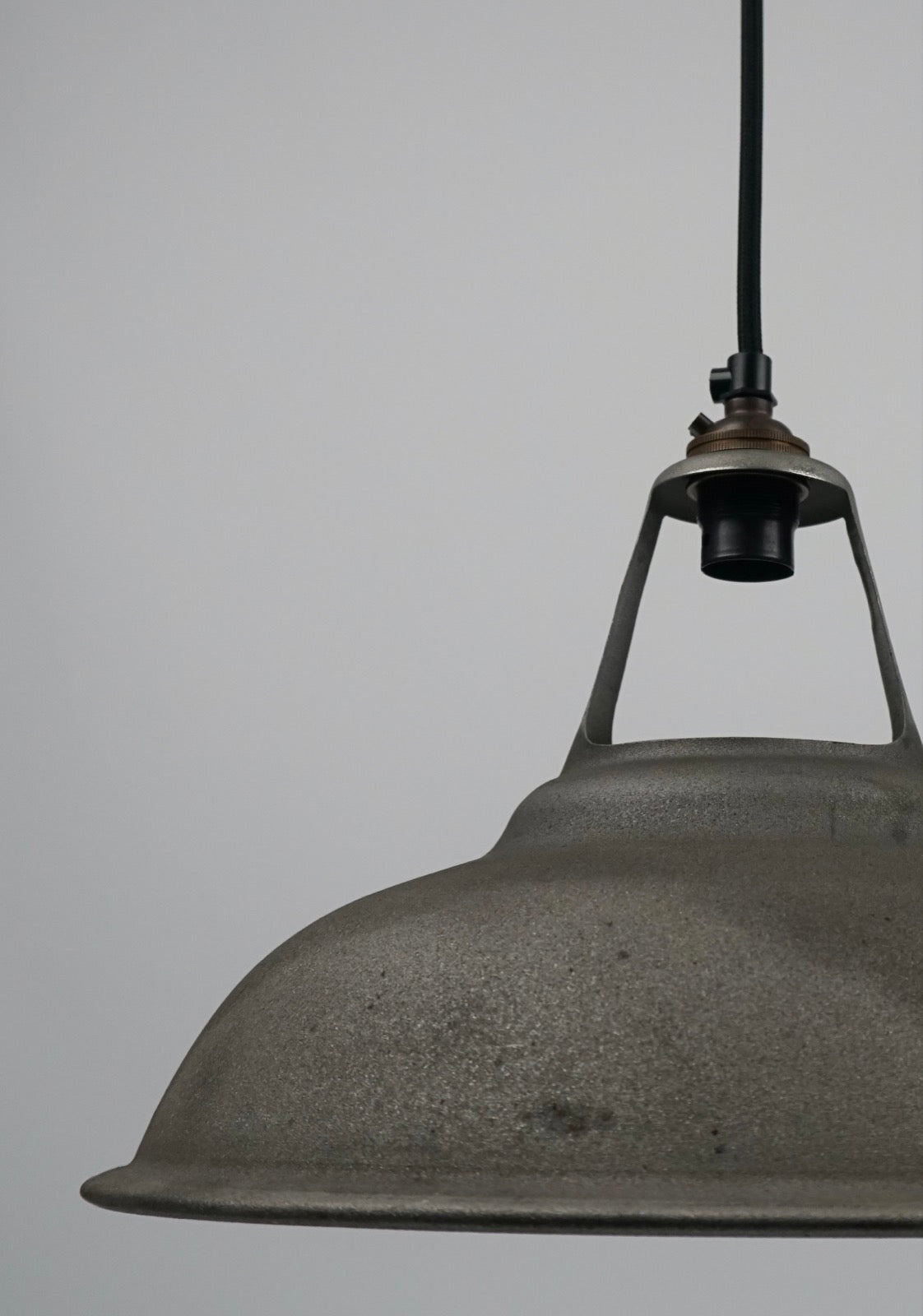 Media Blasted Raw Coolicon Pendant | Worn Lighting