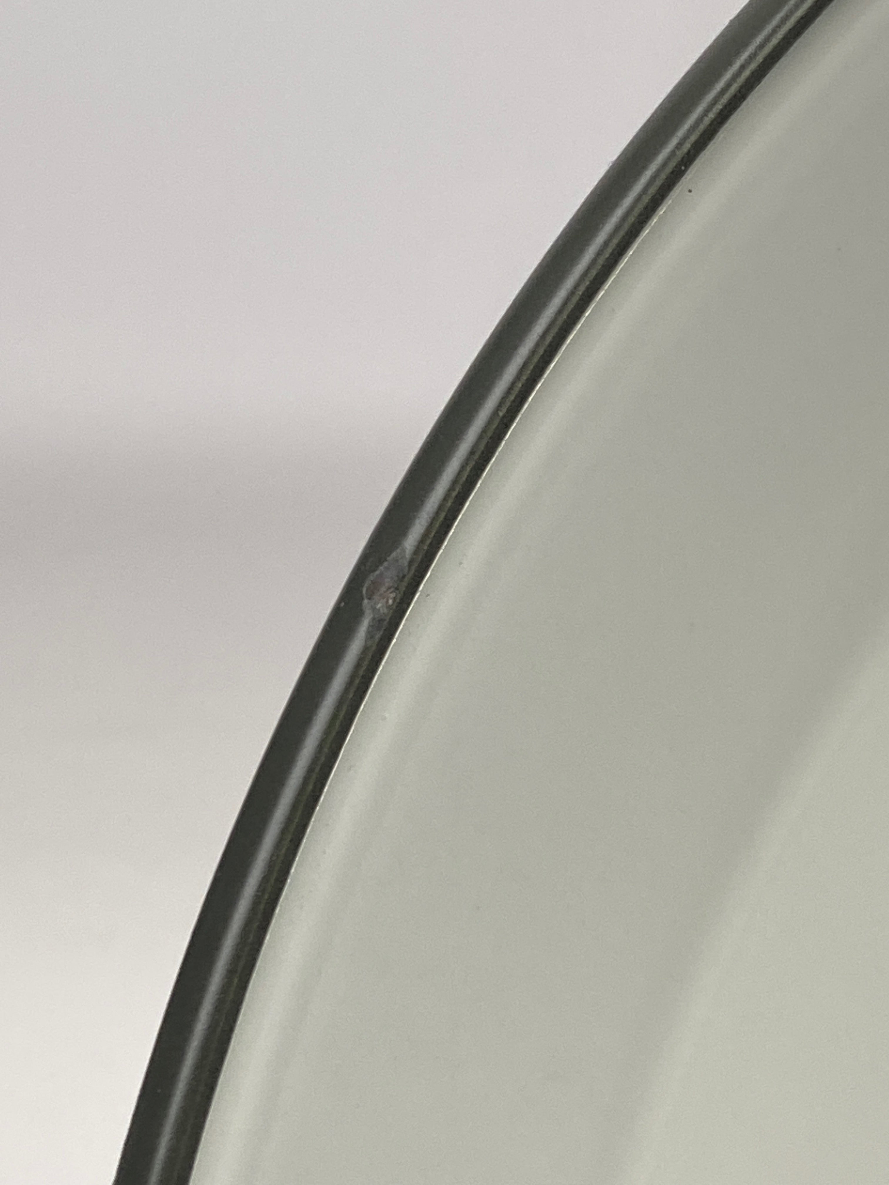 Gloss Grey Enamel Reflector | 50cm | Worn Lighting