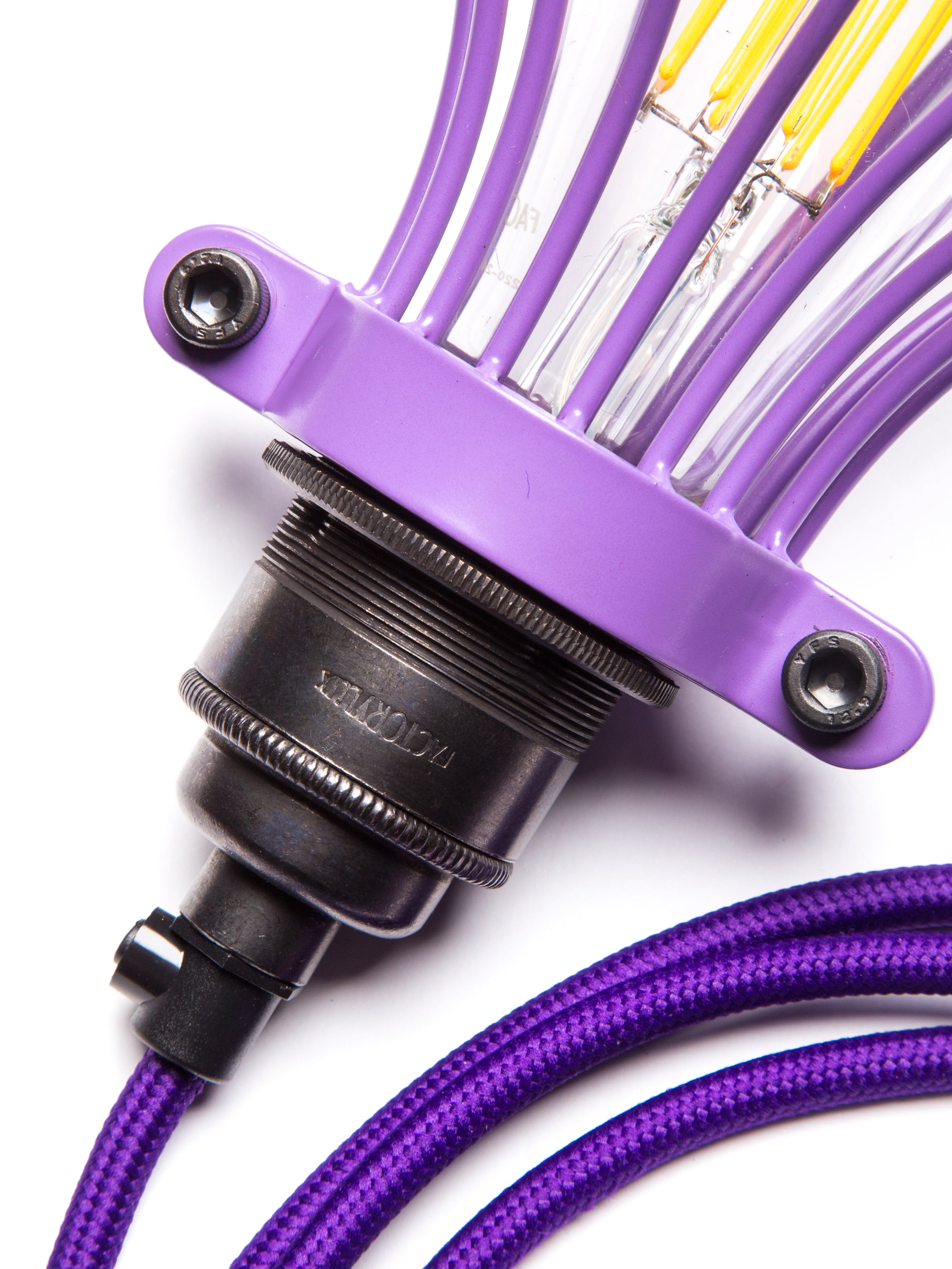 Purple Balloon Cage Pendant | End-Of-Line