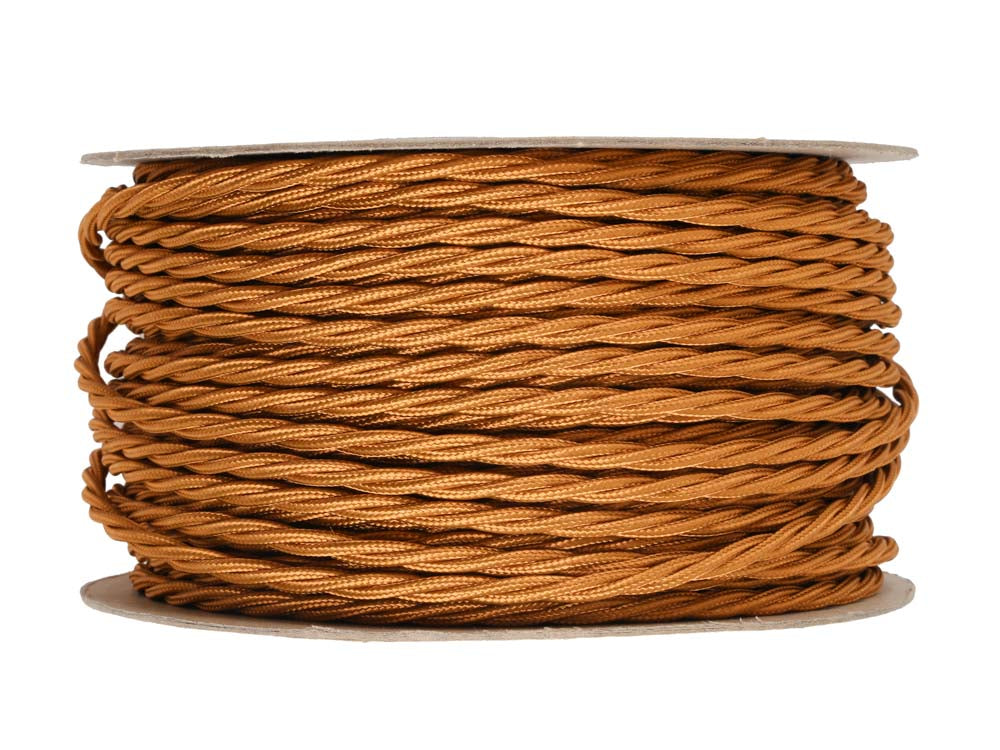 Copper Twist Fabric Cable | 25 metre coil | End-Of-Line