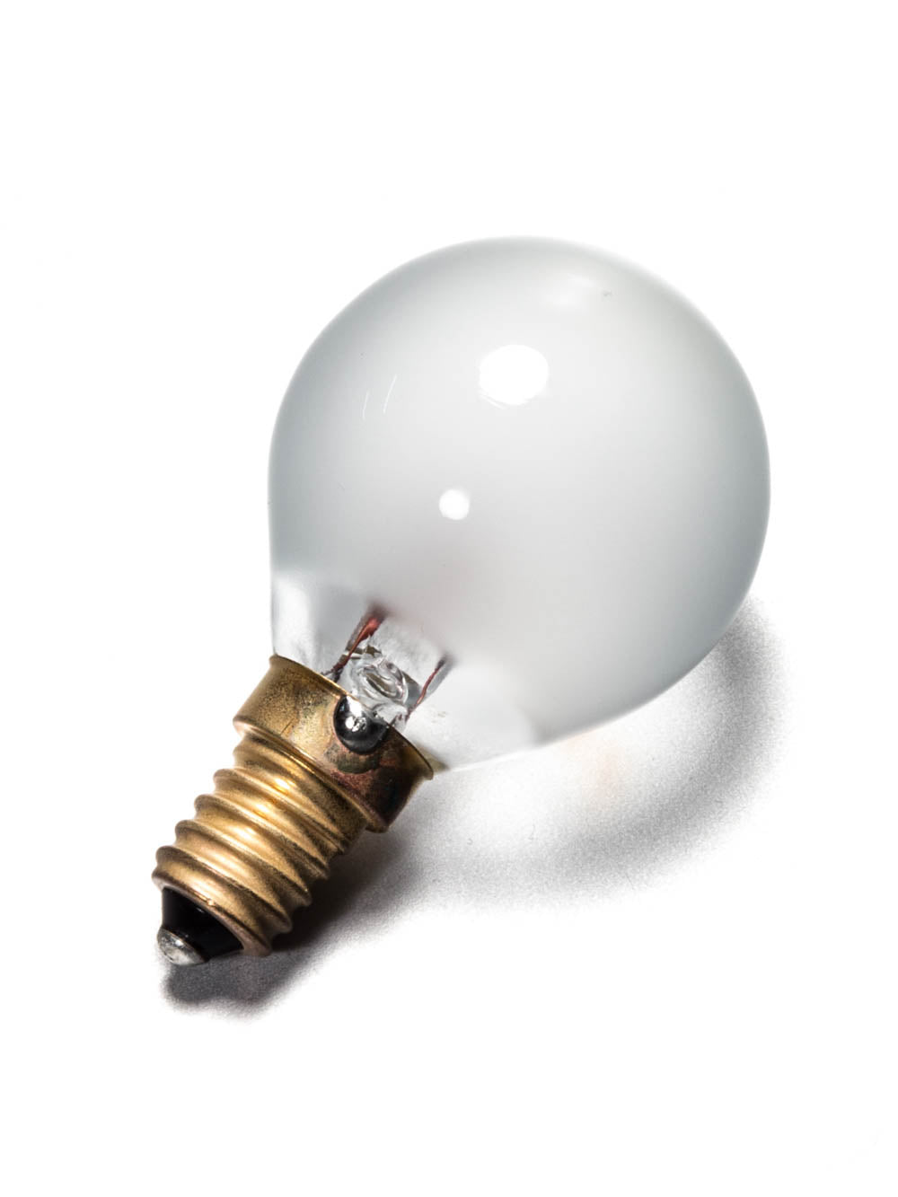 Mini Globe Tungsten Filament Light Bulb | E14 Frosted | X 9 Bundle | End-Of-Line