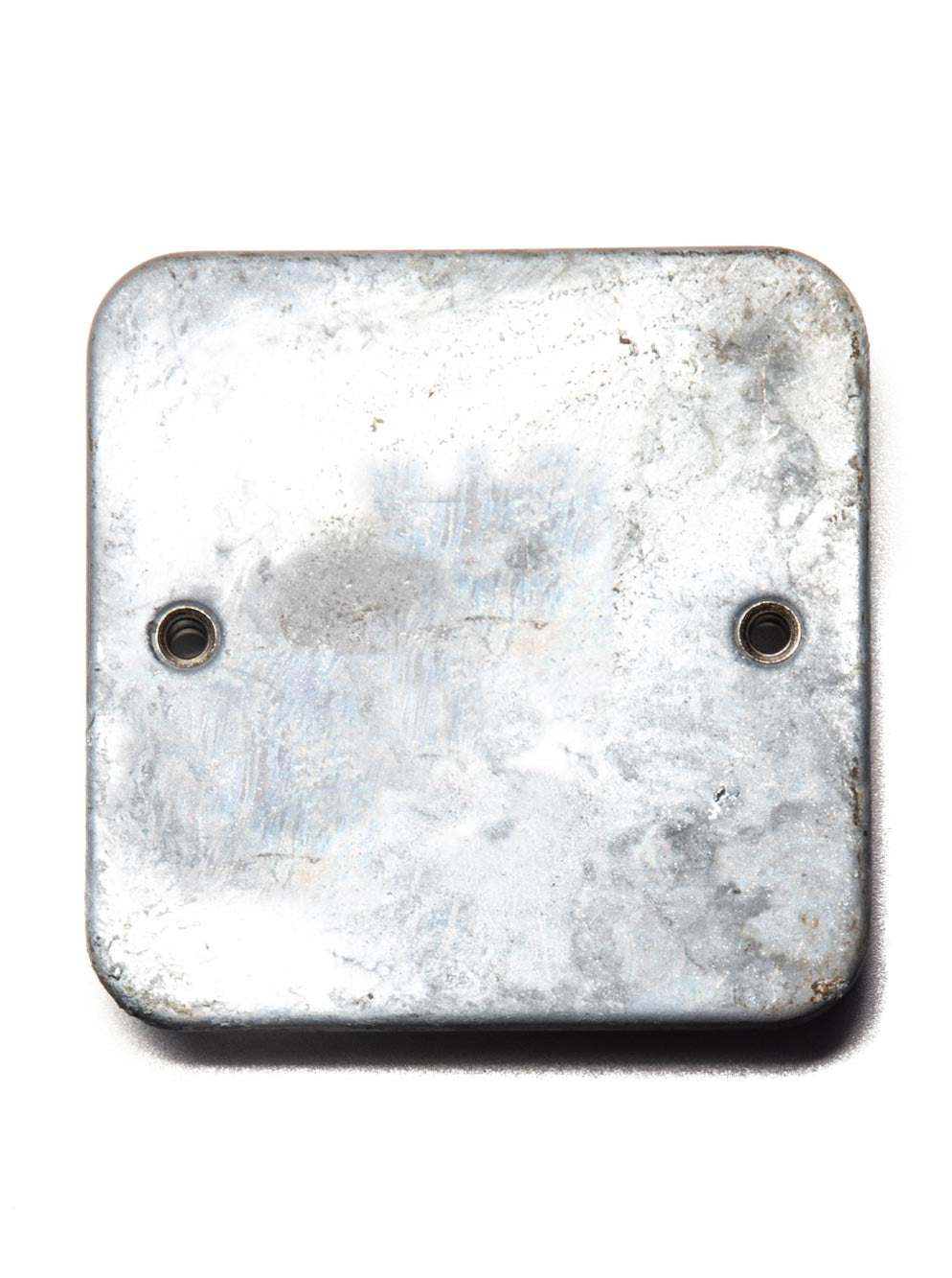 Galvanised Single Blanking Plate | Back Box Cover