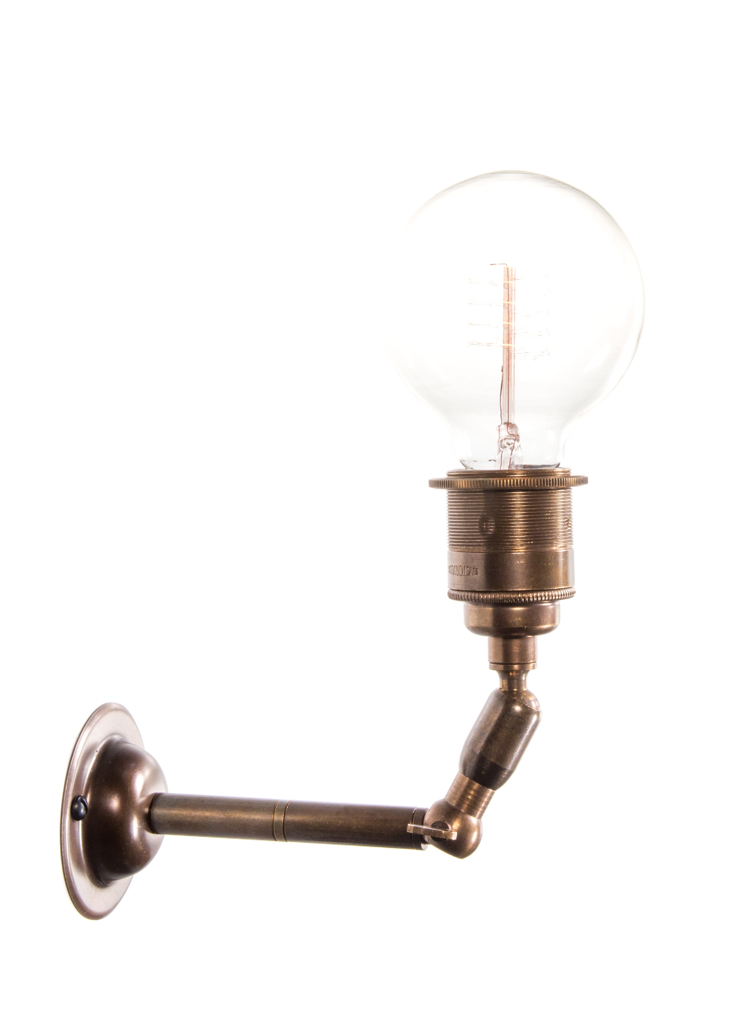 Maria Scorsese | Designer Wall Light | Vintage Brass | End-Of-Line