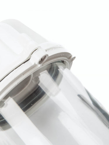 White Industrial Lantern | Outdoor And Bathroom Light | End-Of-Line