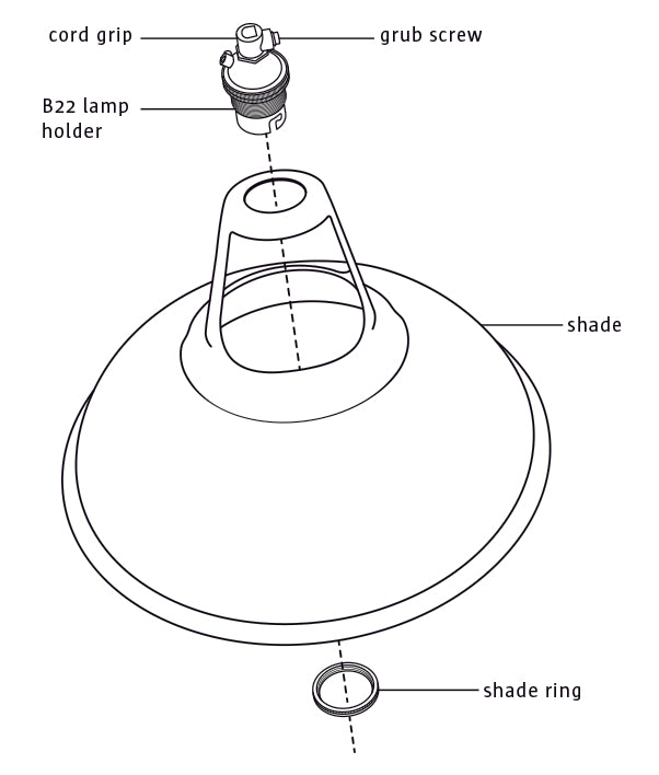 Lamp Holders Explained Lighting 101, Lamp Shade Fitting Sizes