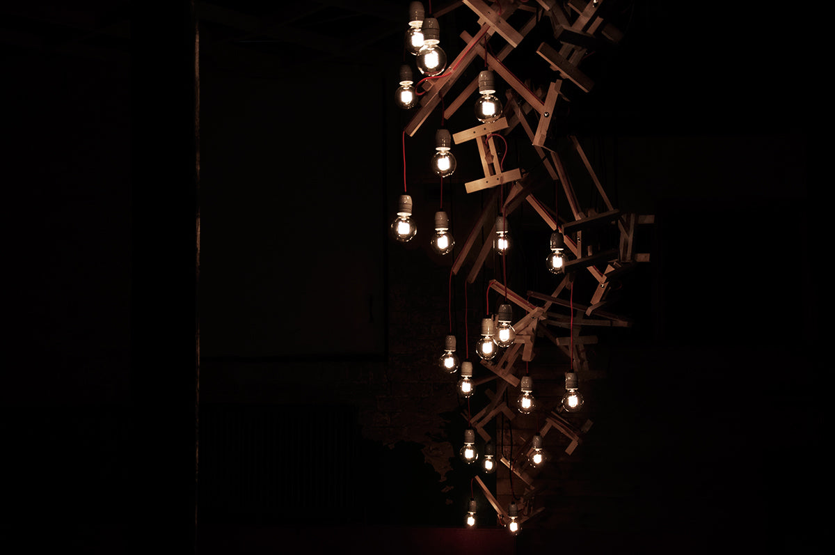 Filament lightbulb installation