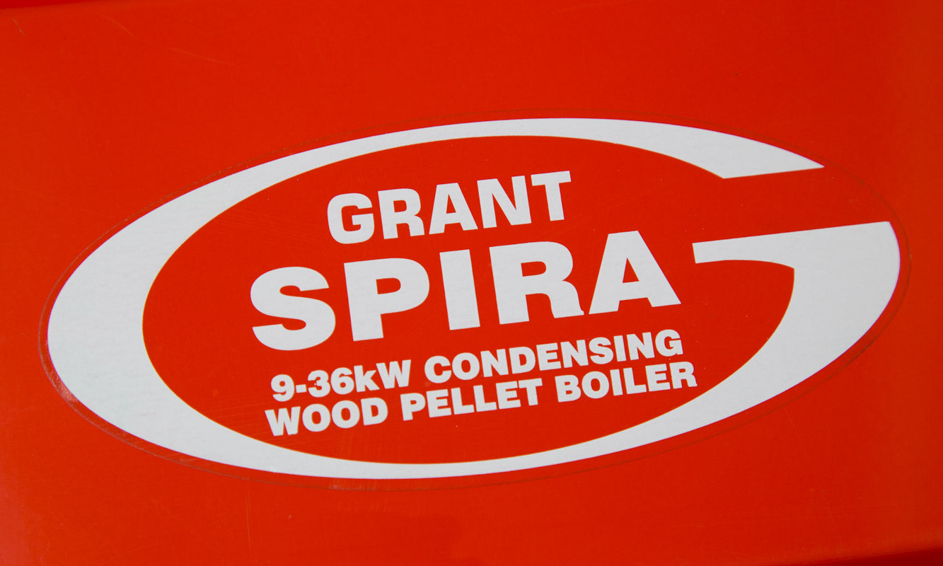 Grant Spira condensing wood pellet boiler