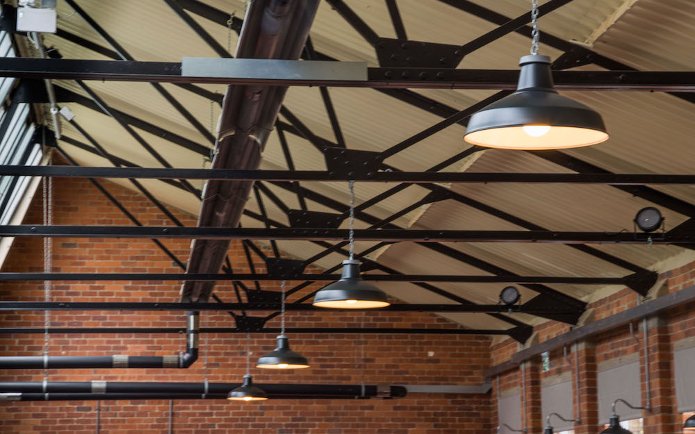 Industrial Light Fittings for The Venue | Factorylux Pendant & Wall Lights