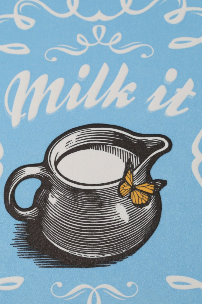 New Personalised Card | 'Milk it' by Marco Lawrence