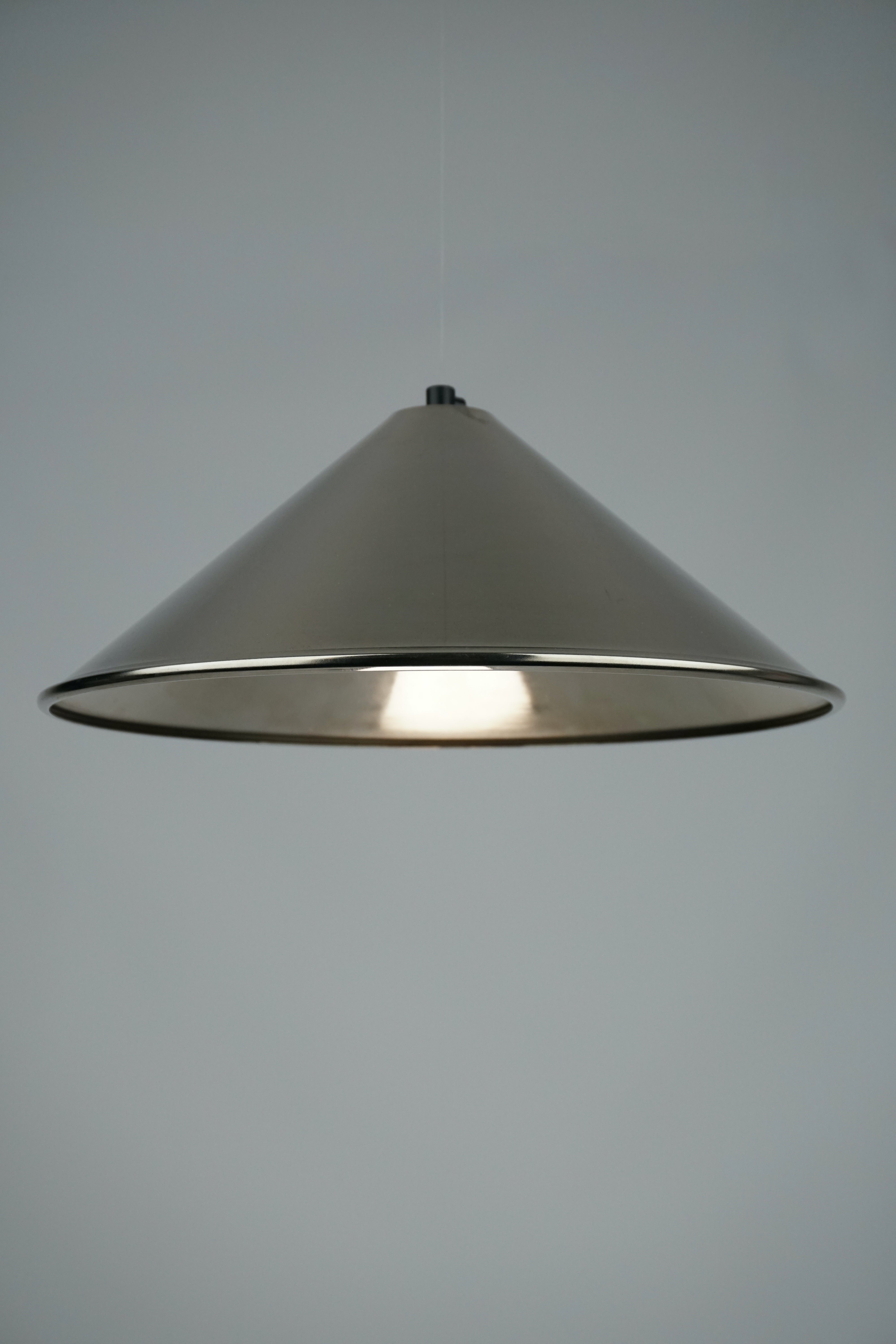 Silver Cone Lamp Shade | Worn Lighting