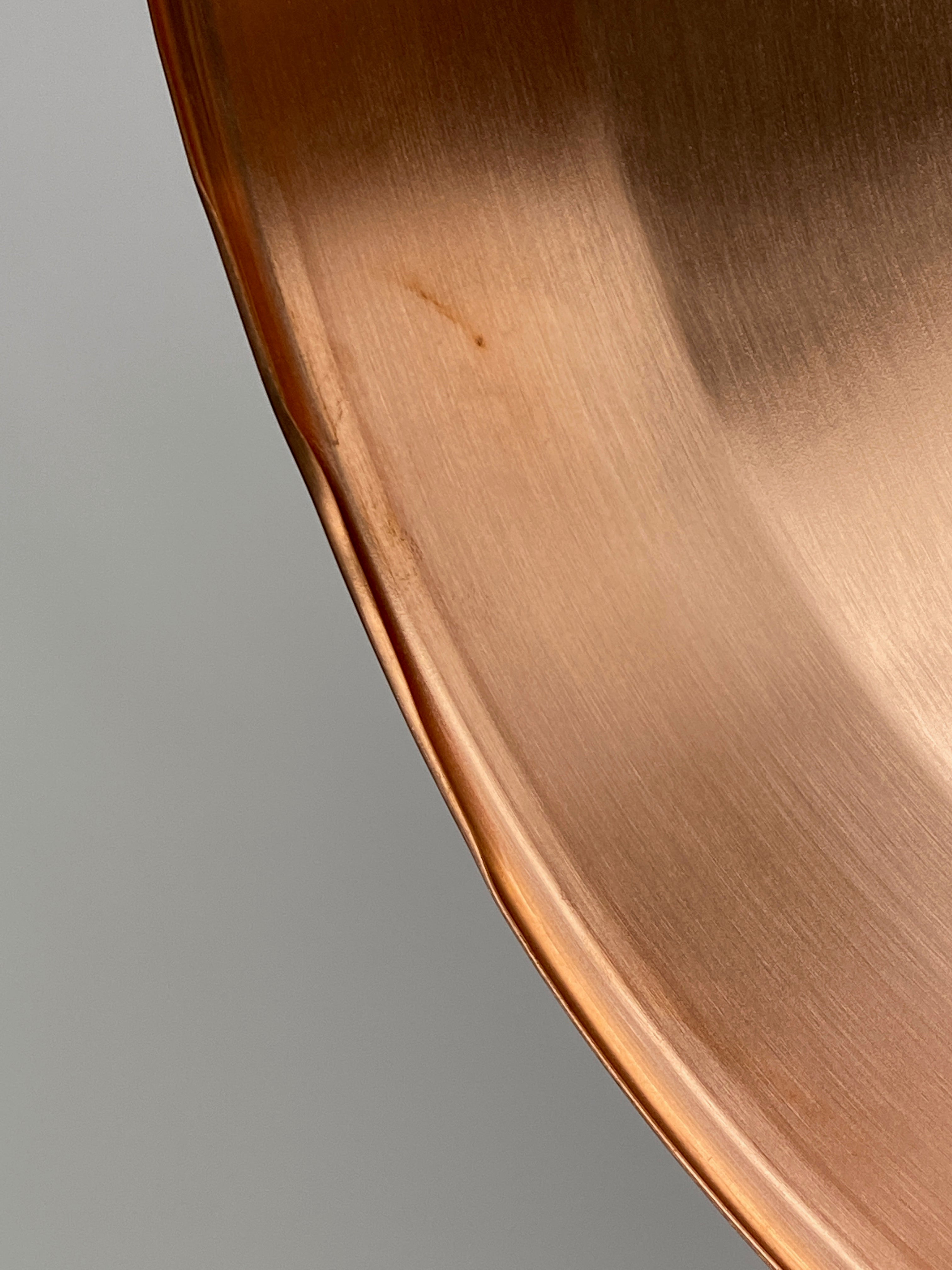Brass Maria Banjo Wall Light with Copper Shade | Worn Lighting