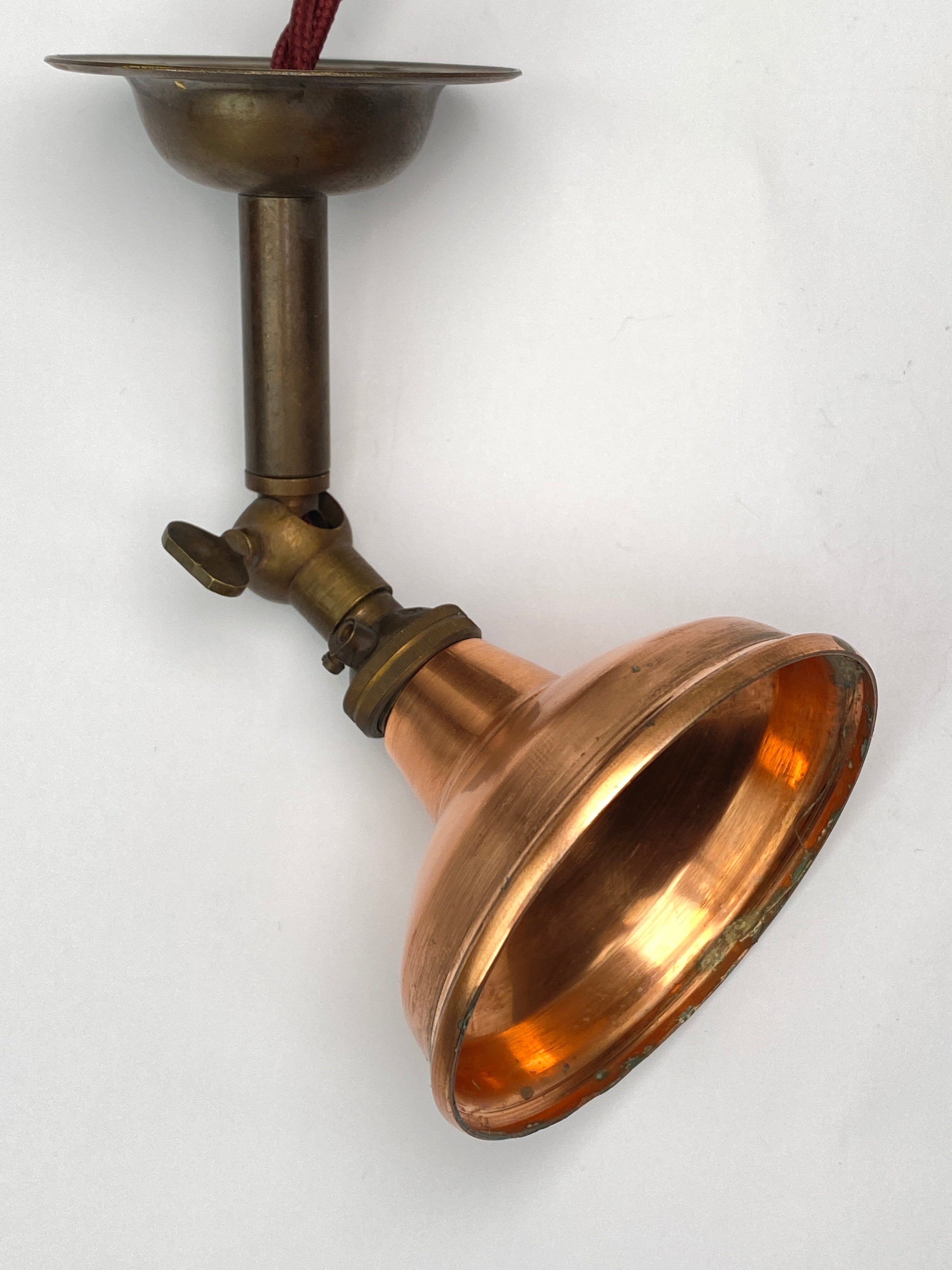 Maria Sconce with Raw Copper Shade | Worn Lighting