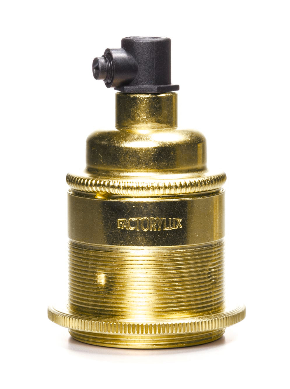 Cord Grip E27 Lamp Holders | Brass, Bronze