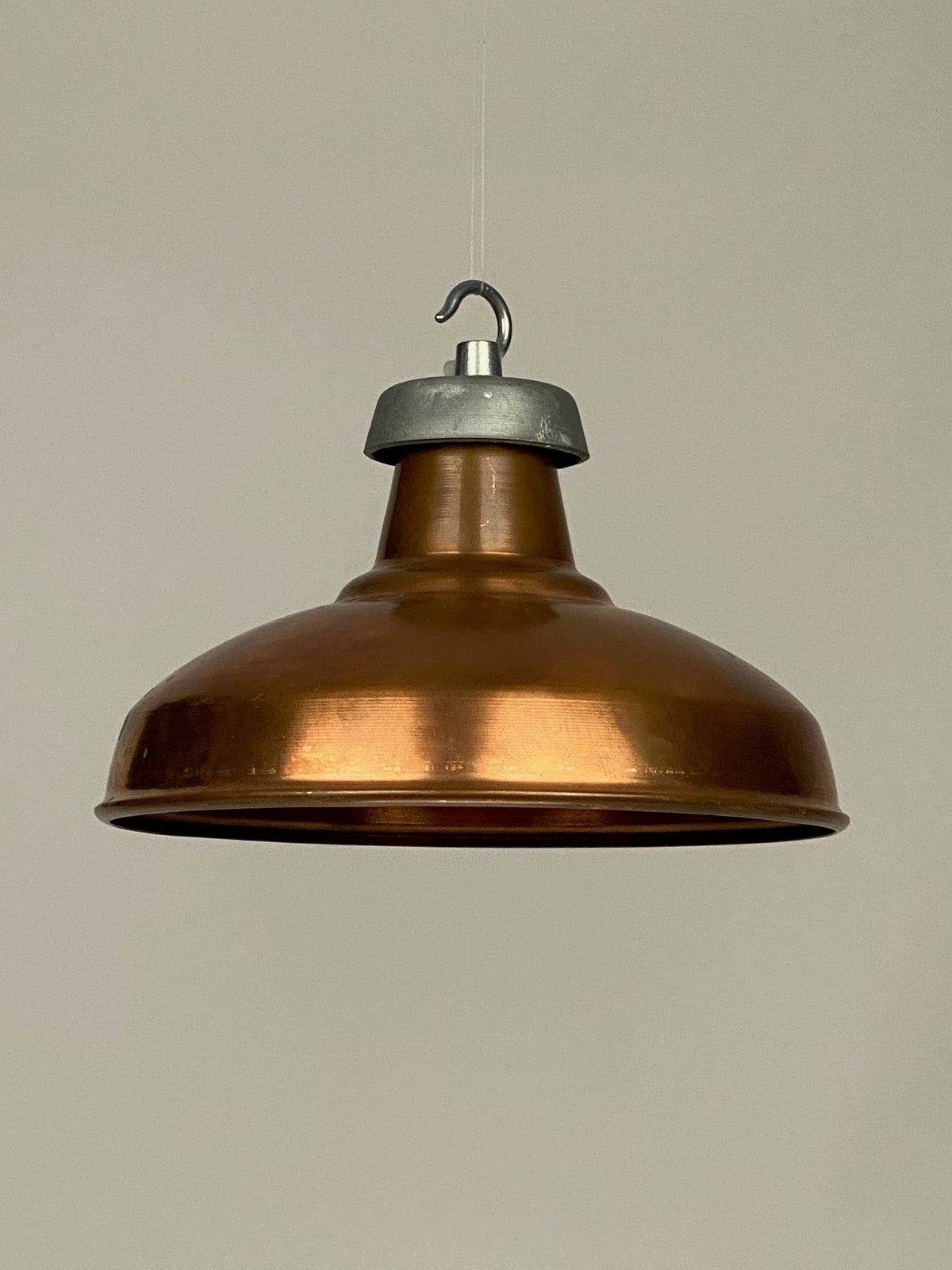 Raw Copper Reflector | 19cm | Worn Lighting