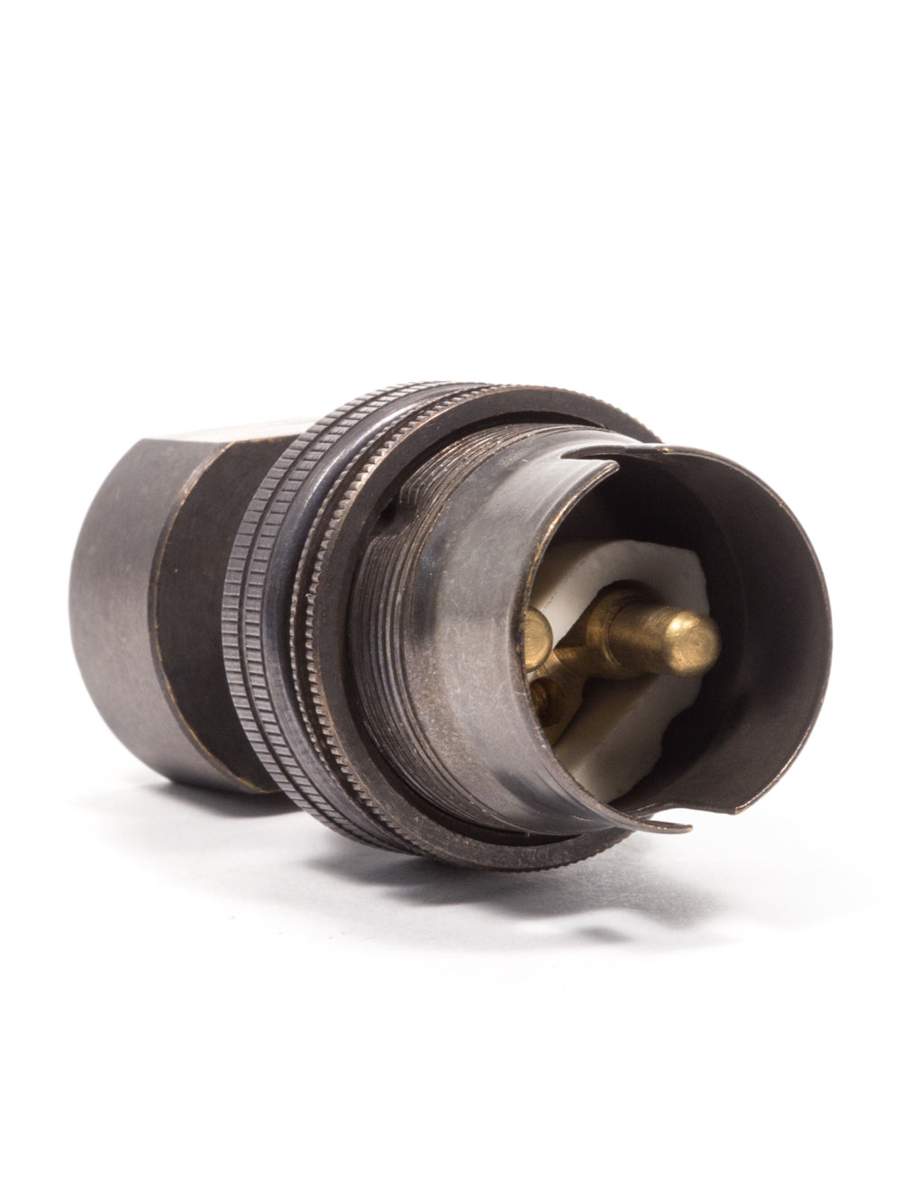 Threaded B22 Lamp Holder | Bronze | X 10 Bundle | End-of-line