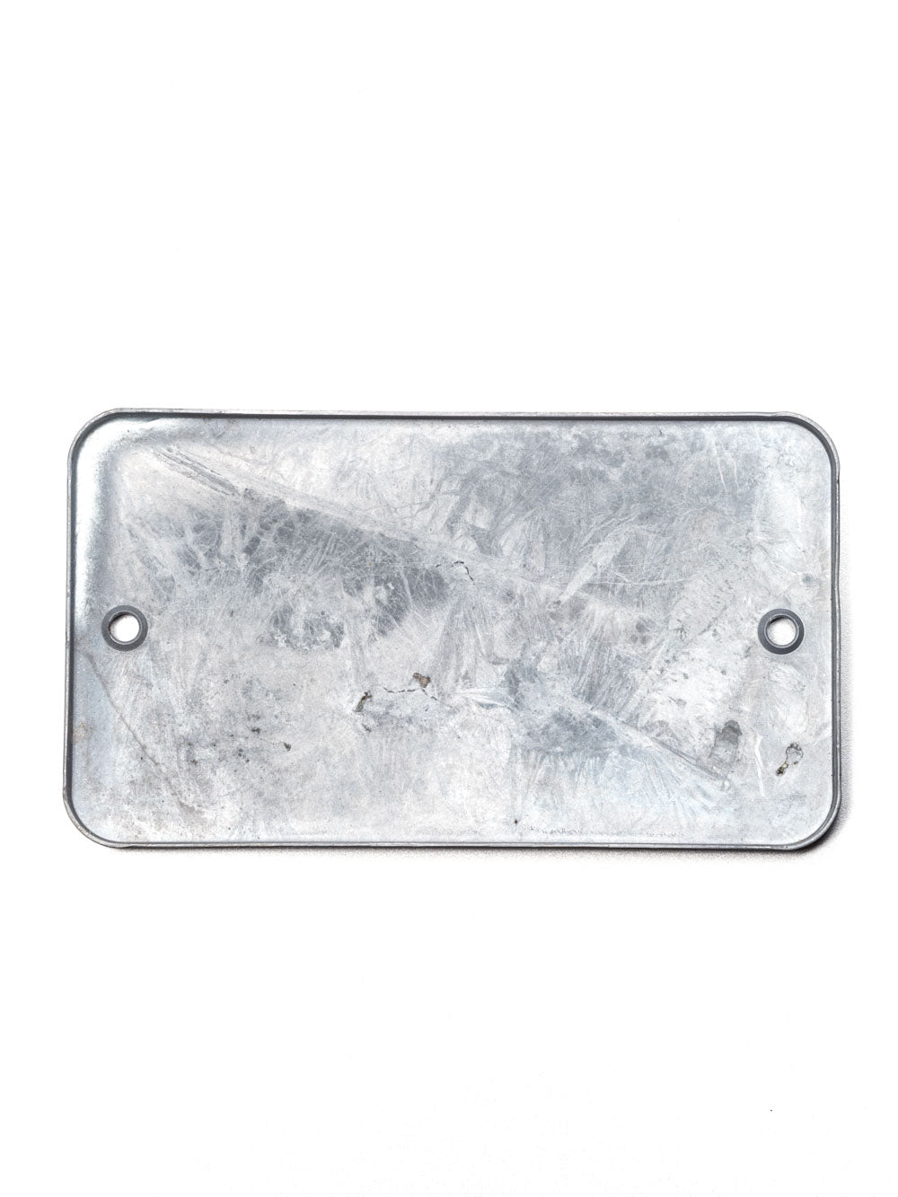 Galvanised Double Blanking Plate | Back Box Cover