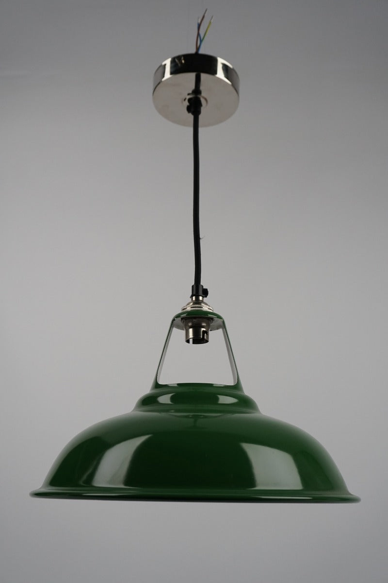 Green Coolicon Pendant | Worn Lighting