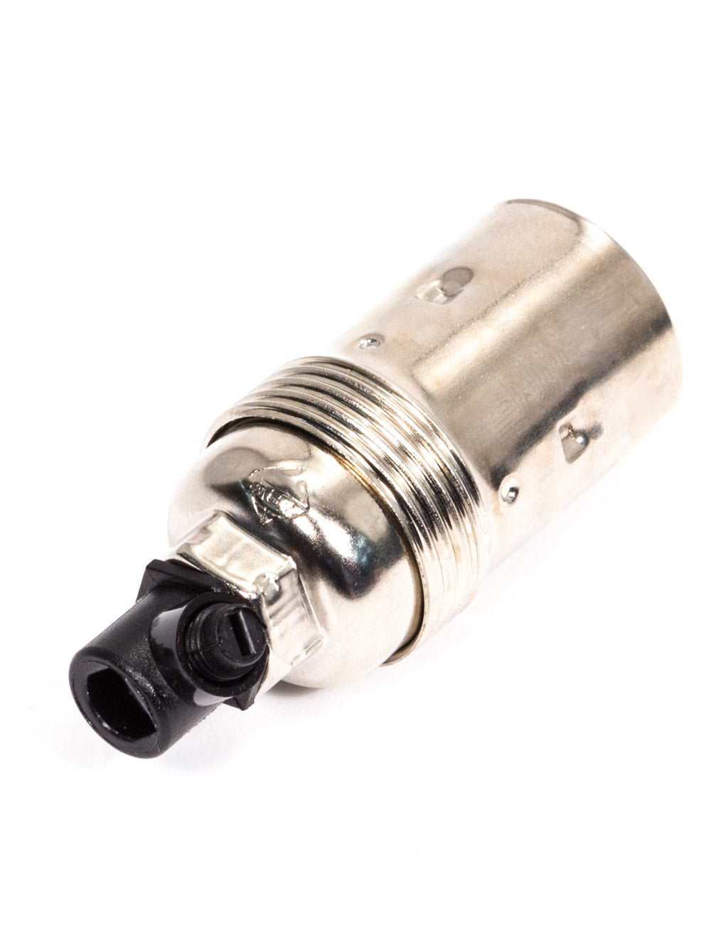 Cord Grip E14 Lamp Holder | Silver | X 25 Bundle | End-of-line