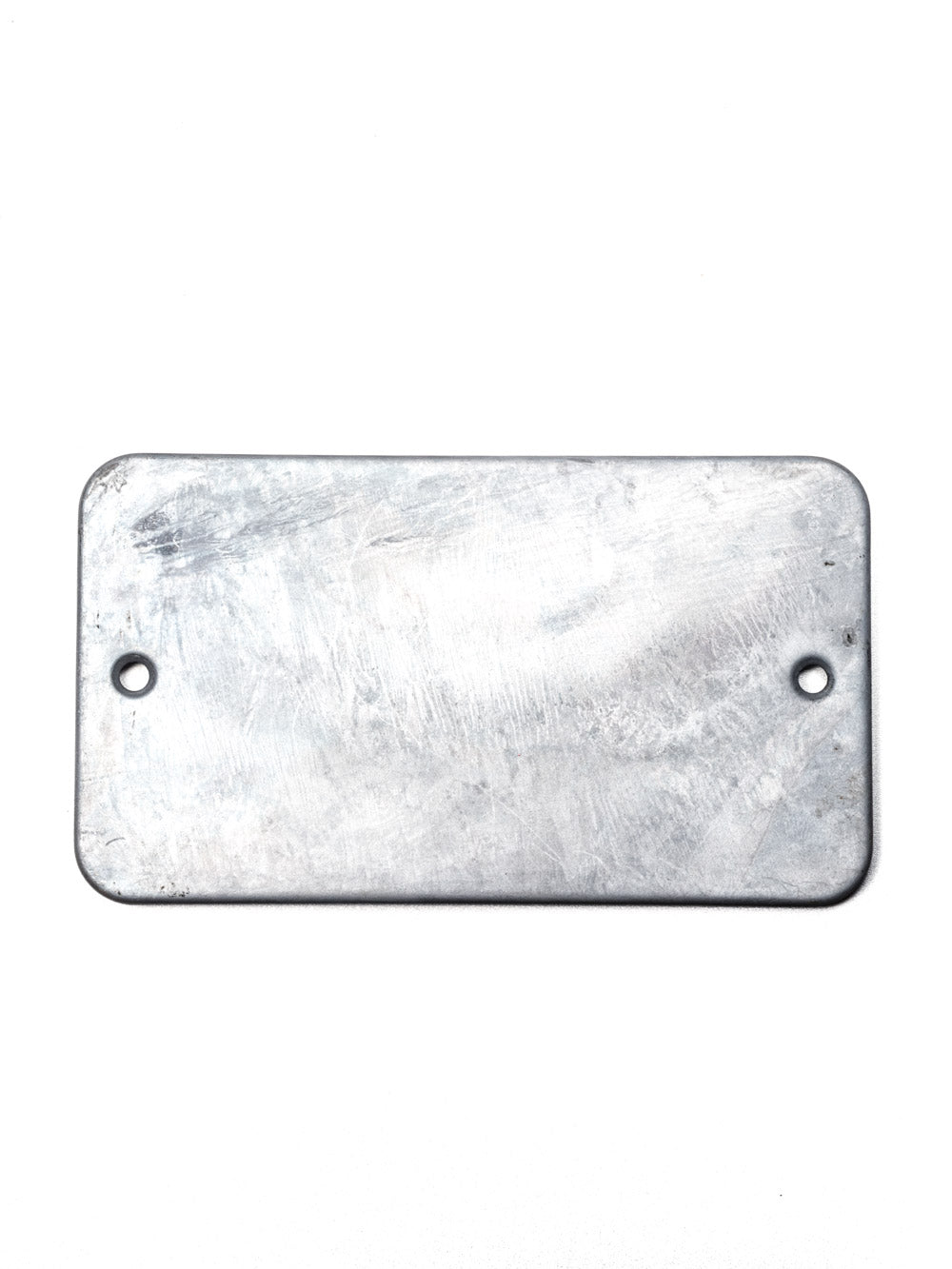 Galvanised Double Blanking Plate | Back Box Cover