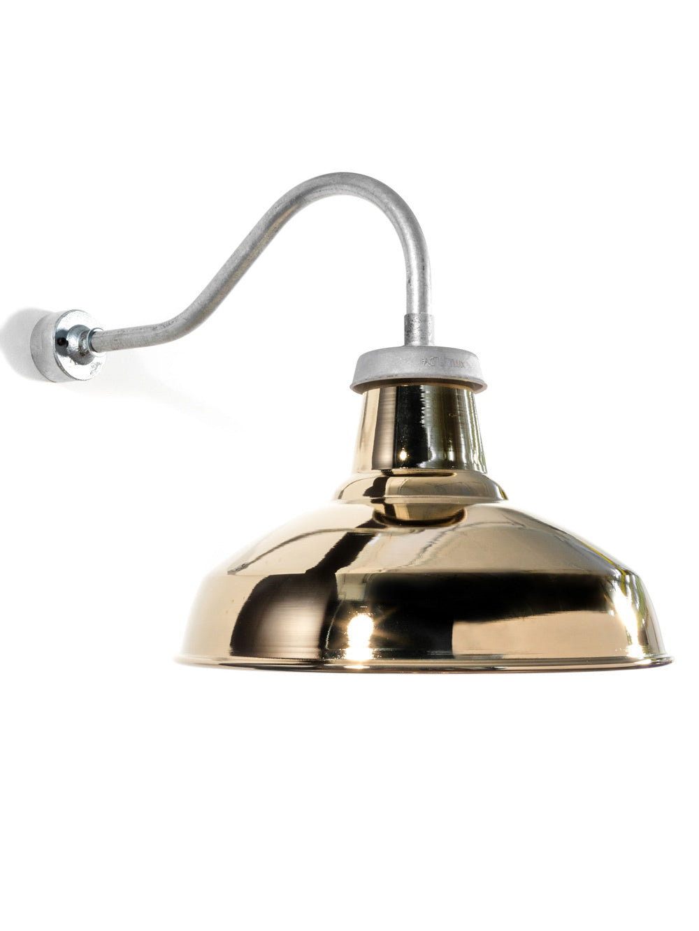 Industrial Swan Neck Light | Gold Shade | End-Of-Line