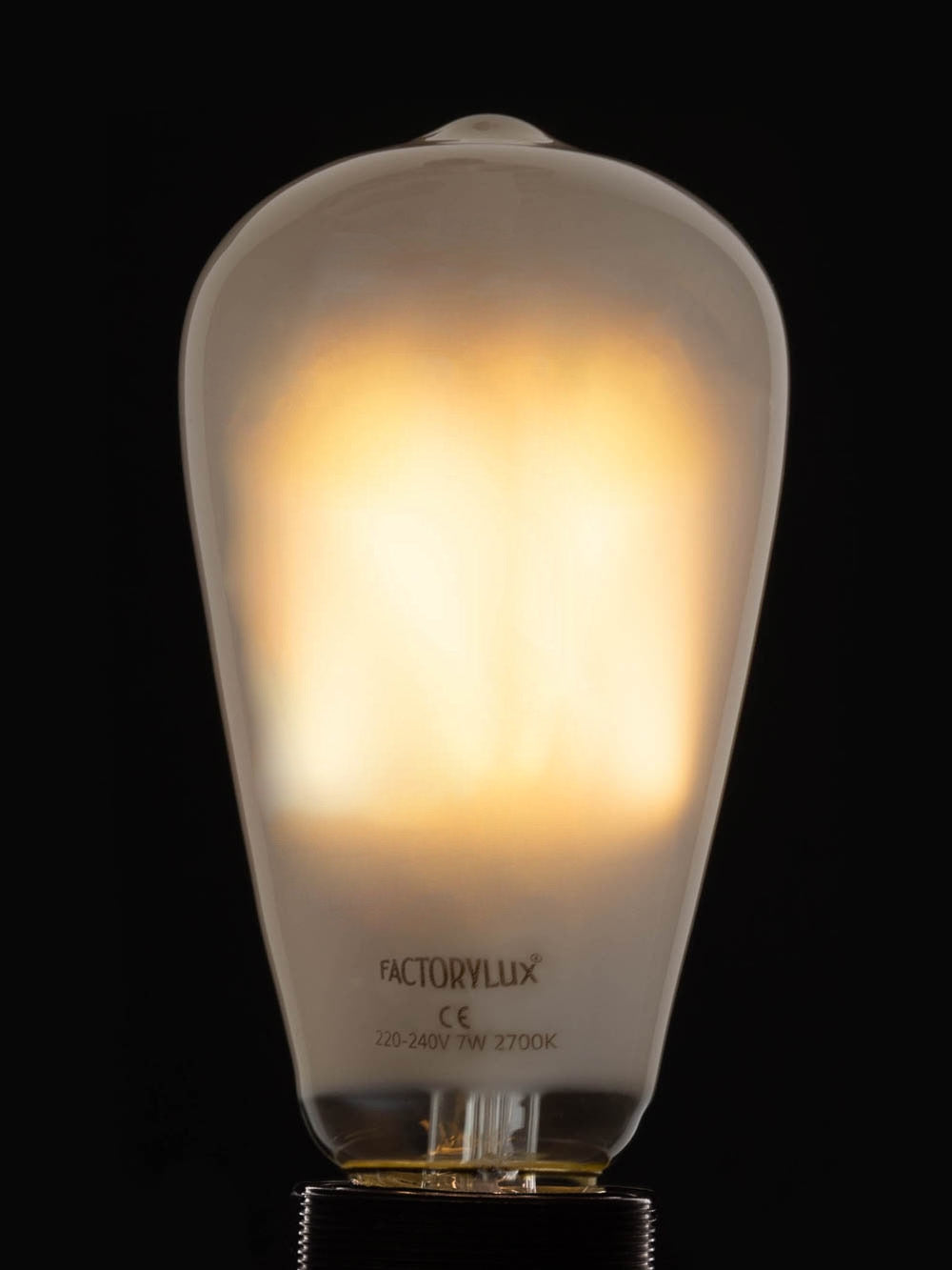 Pear LED-Filament Frosted Light Bulb | E27 Screw | X 9 Bundle | End-Of-Line
