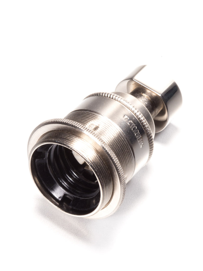 20mm Conduit Lamp Holder E27 Silver X 10 Bundle Endofline